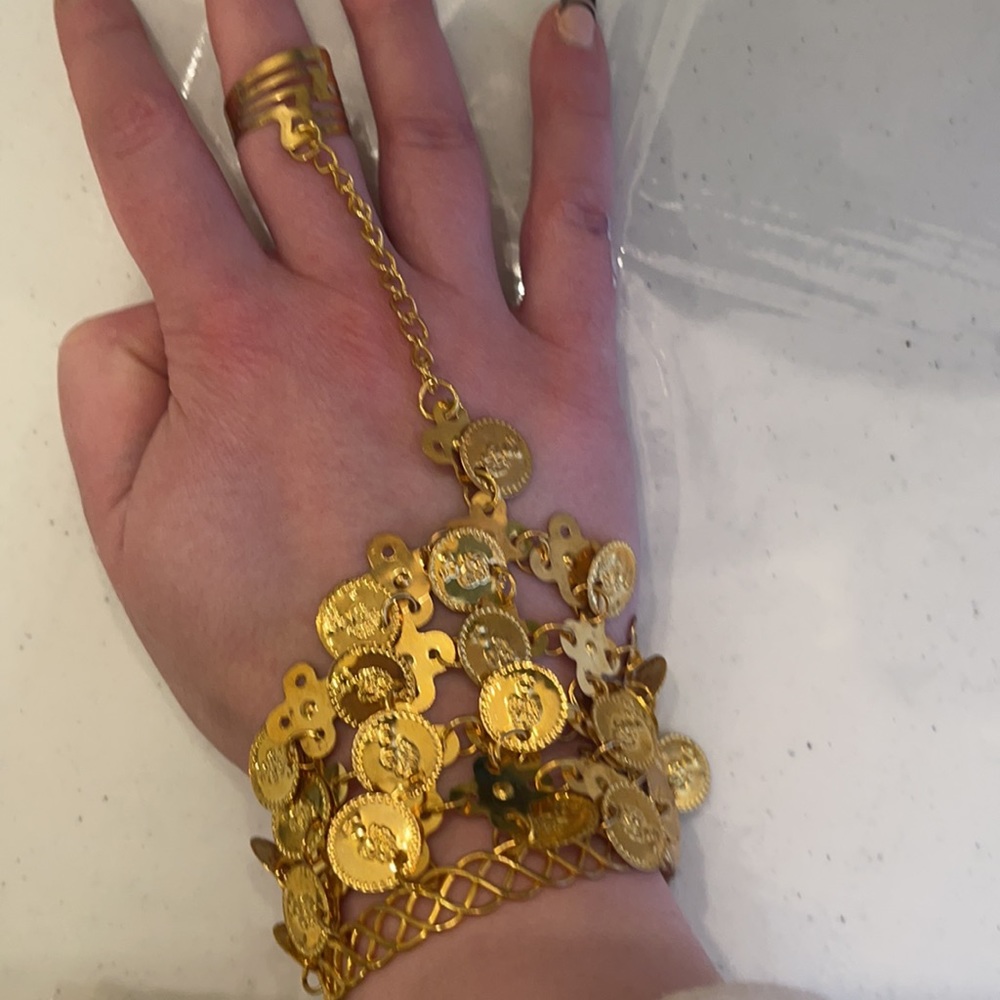 2 Bracelets With Attached Rings - image 5